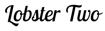 Lobster Two font